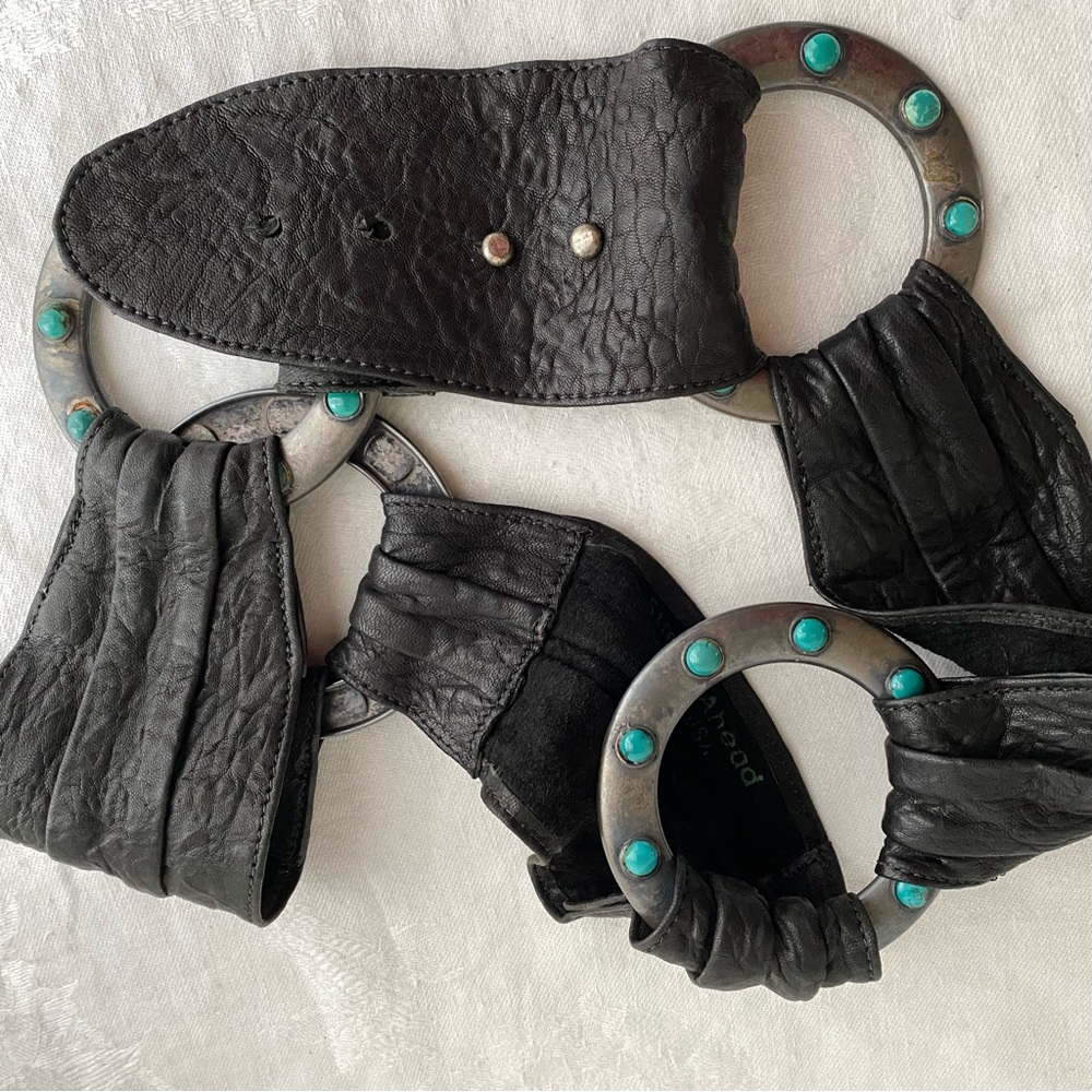Streets Ahead Black Leather Belt - Picture 4 of 8